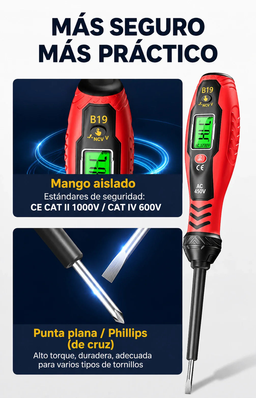 ✍️⚡Probador de voltaje inteligente sin contacto