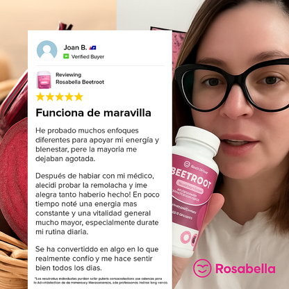 🌱 Raíz de Remolacha - Energía natural sin café, sin químicos, sin bajones.