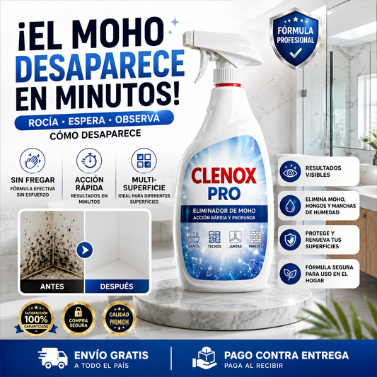 ClenoX Pro™ | Eliminador de Moho Instantáneo